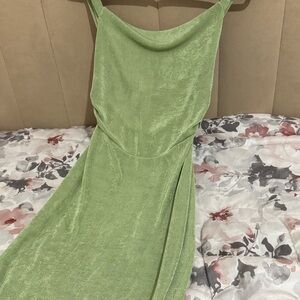 Green Sleeveless Dress